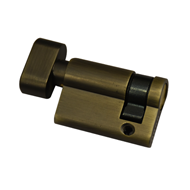 Half Cylinder Lock with Knob - 50mm (40