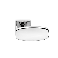 Entry Door Handle On Rose With Square B