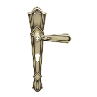 Madame Crystal Door Pull Handle On Plat