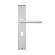 Sintesi Door Lever Handle On Plate In M