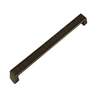 Cabinet Handle - 160mm - Matt Black Fin