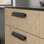 MIRO Cabinet Handle - 160mm - Black Nic