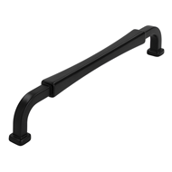 Cabinet Handle - 171mm - Black Matt Fin