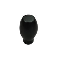 Cabinet Knob - 15mm - Matt Black Finish
