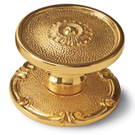 NANTES Door Knob - 67mm - Polished Bras