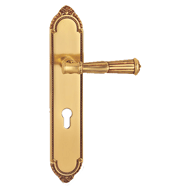 Volterra Door Lever Handle on Plate - S