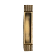 Flush Cabinet Handle - 6" - Antique Bla