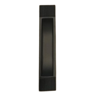 Flush Cabinet Handle - 8" - Black Matt 