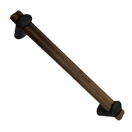 Wooden Cabinet Handle - 160mm - Matt Bl