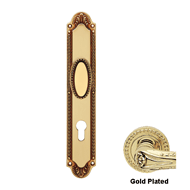 Sissi Brass Push Plate - Gold Plated fi