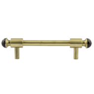 Cabinet Handle with Black Swarovski Cry