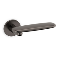 Dolmen Door Lever Handle With Yale Key 