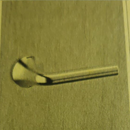 Basel L Door Lever Handle With Yale Key