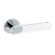 Aqua Door Lever Handle With Yale Key Ho
