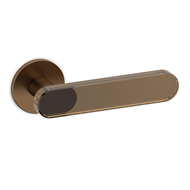 Aqua Door Lever Handle With Yale Key Ho