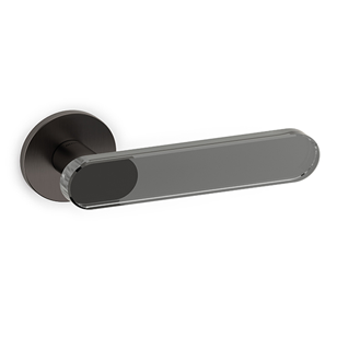 Aqua Door Lever Handle With Yale Key Ho