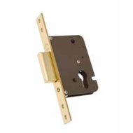 Backset Dead Lock - 50mm - Polished And