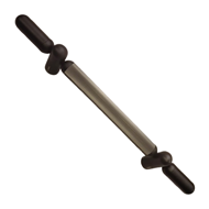 Door Pull Handle - 18" - Matt Black + M