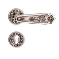 Dubai Door Lever Handle on rose - Old G