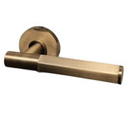 Brass Door Lever Handle - Antique Brass