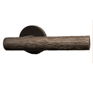 Brass Door Lever Handle - Antique Brass