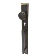 Dummy Door Knob With Handle  on Plate -