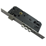 Lock Body - 85x50mm - Chrome Plated Fin