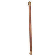 Brass Door Pull Handle - Size 24" - Ant